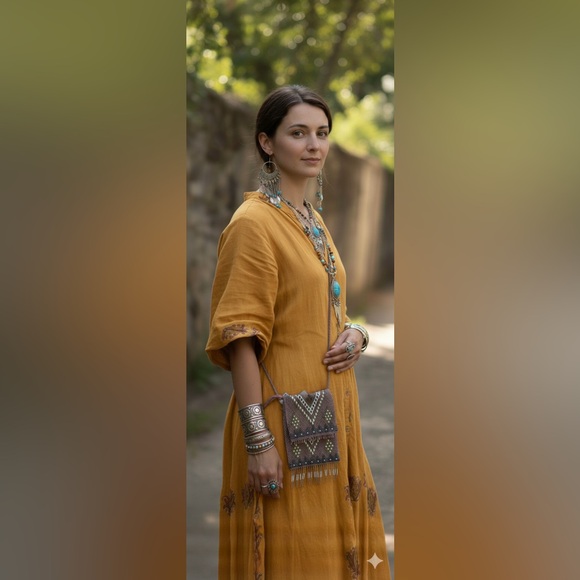 NWT FREE PEOPLE Pixie Dust Beaded Crossbody Bag Lavender Fabric Lining Small - Picture 16 of 16